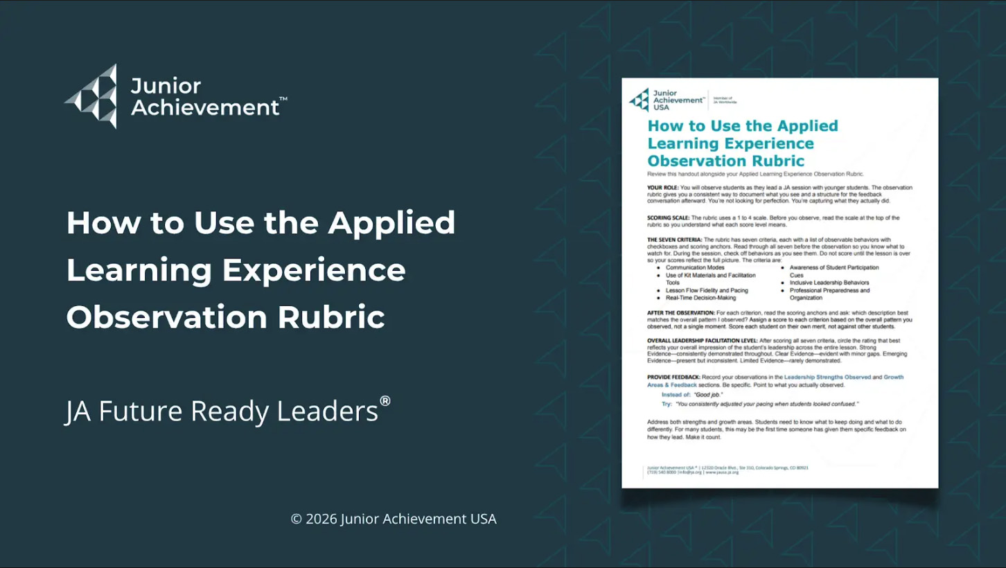 How to Use the Observation Rubric One-Pager PDF thumbnail